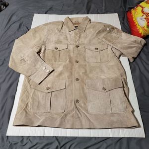 Suede Jacket - Offwhite Cream